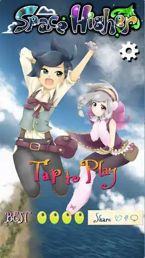 Play Space Higher [Cool action with wires] as an online game Space Higher [Cool action with wires] with UptoPlay